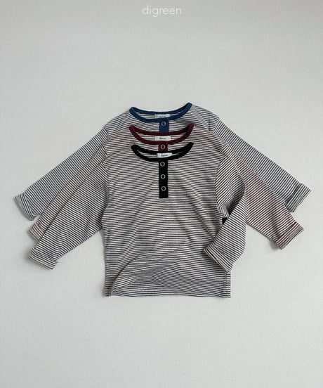 【digreen】Henry Neck Alle Tee