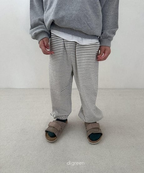【digreen】J Stripe Jogger Pants