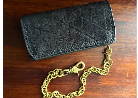 ELEPHANT LEATHER TRACKER WALLET