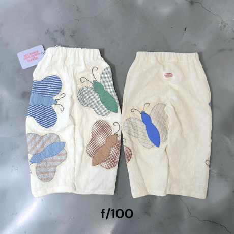 Vintage quilt appliqué pants