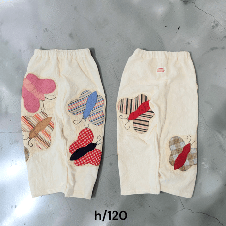 Vintage quilt appliqué pants