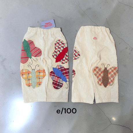 Vintage quilt appliqué pants