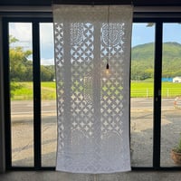 カットワークキルト 大半 細長 | インドの布 手仕事の布