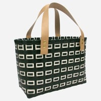 【PPバンド レシピ】PPバンドのスクエア模様のバッグ