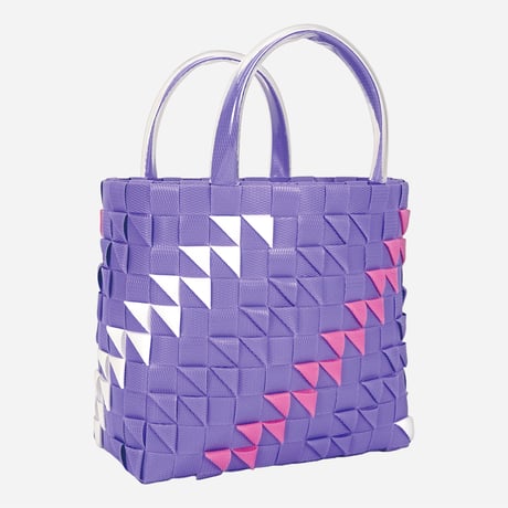 【PPバンド レシピ】PPバンドの三角ラインのミニバッグ