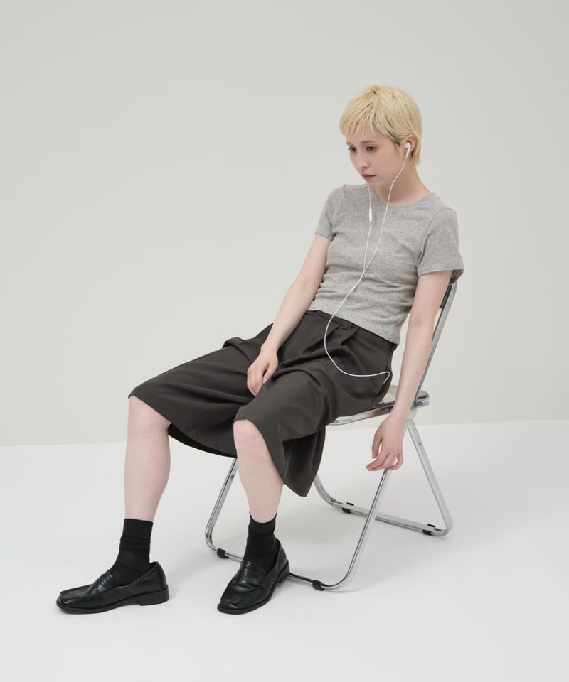 Double Tuck Half Pants | lit