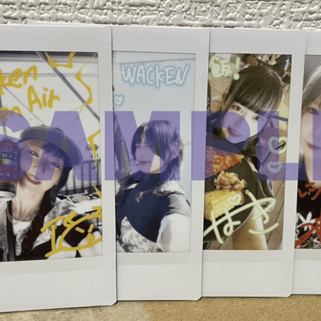 限定チェキ、その他商品 | Broken By The Scream