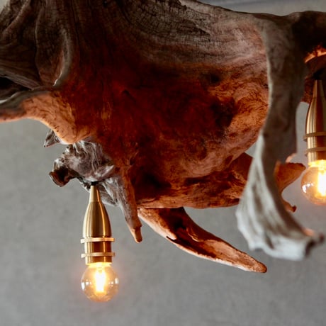 3bulbs Driftwood chandelier