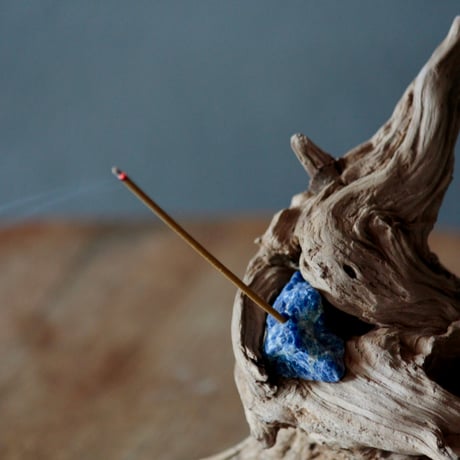 Driftwood incense holder#7