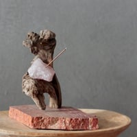incense holder pink crystal