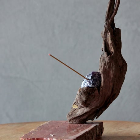 Driftwood incense holder#5