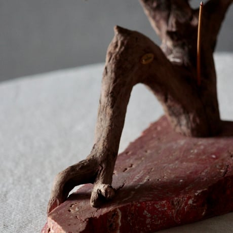 Driftwood incence holder