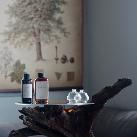 Driftwood display table light