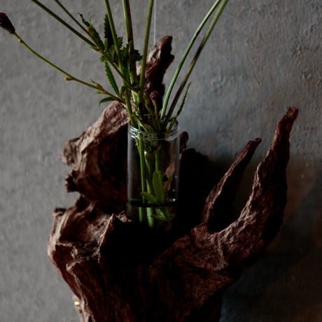 Driftwood hanging flower vase#3
