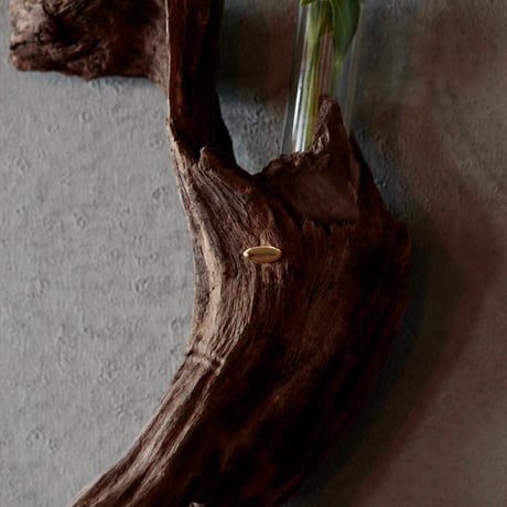 Driftwood hanging flower vase#4