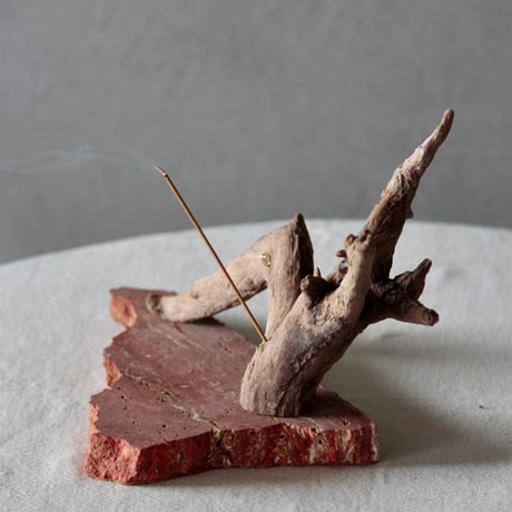 Driftwood incence holder