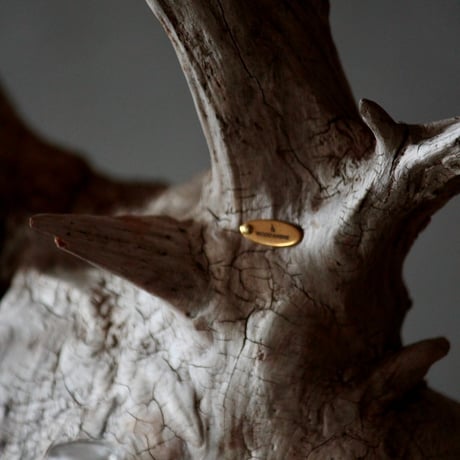 Triangle driftwood display stand