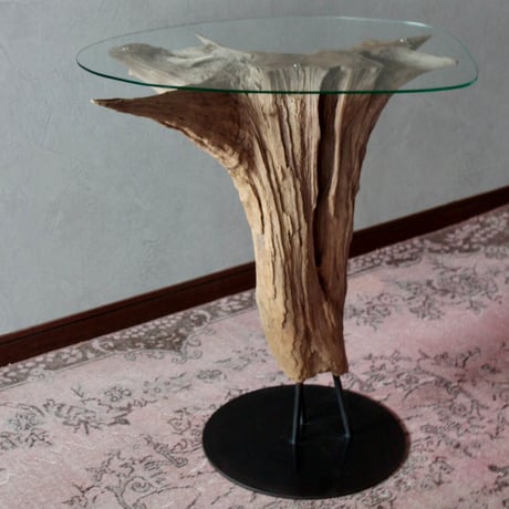 Driftwood×iron Display table