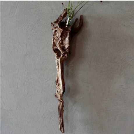Driftwood hanging flower vase#3