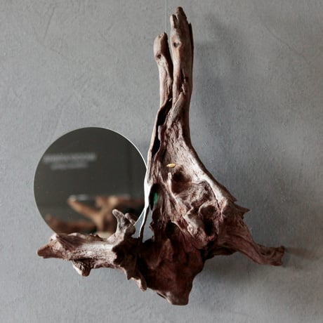 Driftwood hanging mirror#1