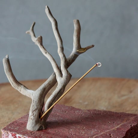 Driftwood incense holder#8