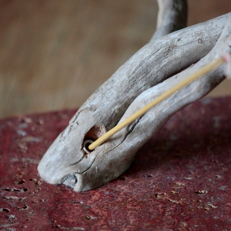 Driftwood incense holder#8