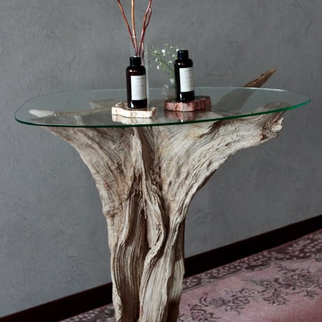 Driftwood×iron Display table
