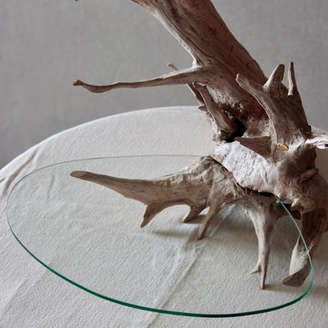 Triangle driftwood display stand