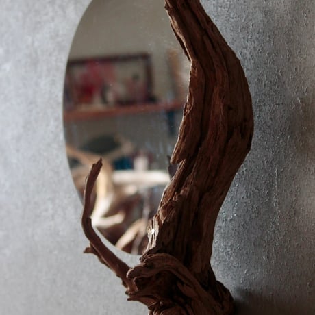 Driftwood hanging mirror#2