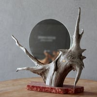 Driftwood stand mirror#1