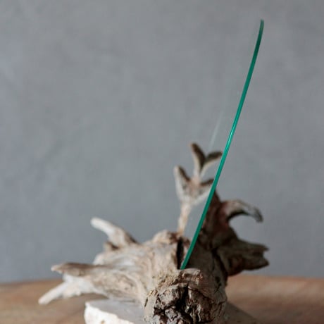 Driftwood stand mirror#3