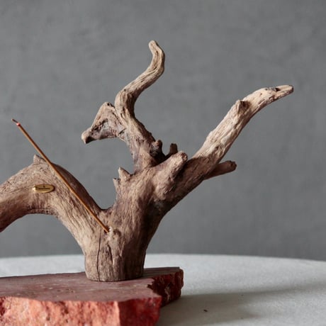 Driftwood incence holder