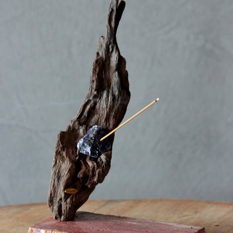 Driftwood incense holder#5