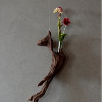Driftwood hanging flower vase#4