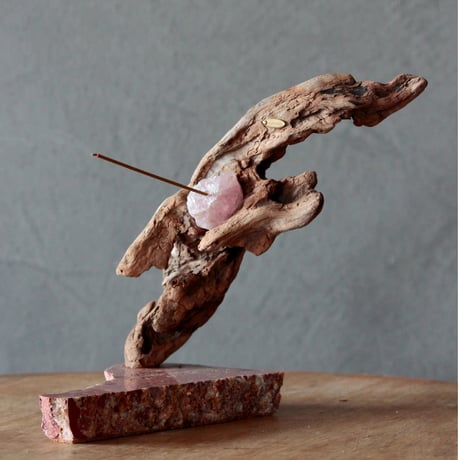 Driftwood incense holder#4