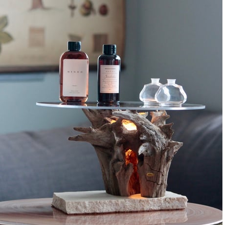 Driftwood display table light#2