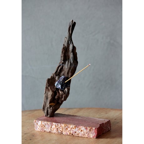 Driftwood incense holder#5