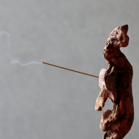 Driftwood incense holder#4