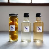 ホットもおススメ！青梅・黄梅シロップ飲み比べセット(甘露煮付き)