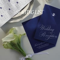 Seating List 2つ折り席次表