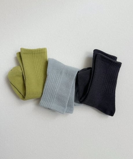 Dual Rib Socks