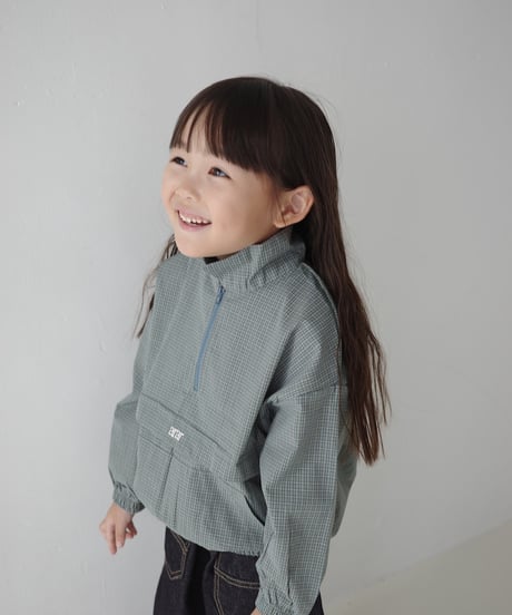 check half-zip anorak