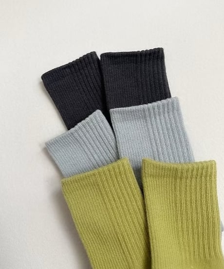 Dual Rib Socks