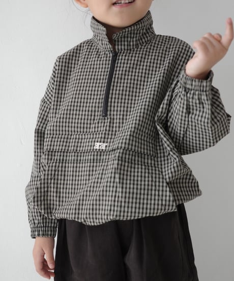 check half-zip anorak