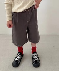 Stitch Bermuda Pants