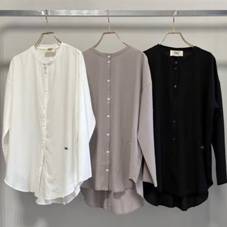 【MARGAUX VINTAGE】シアーロゴ刺繍ブラウス　27020
