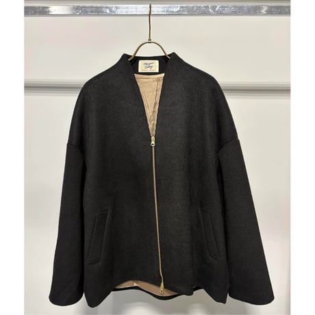 【MARGAUX VINTAGE】シャギージップコート（無地）　26130