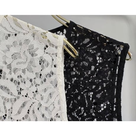 【MARGAUX VINTAGE】総レースノースリーブベスト　27024