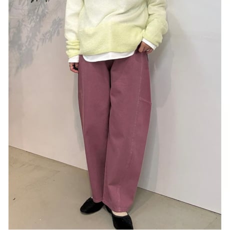 【cafune】Garment bye cocoon pants  35647