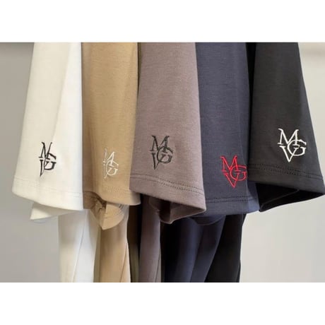 【MARGAUX VINTAGE】袖刺繍TEE  27038